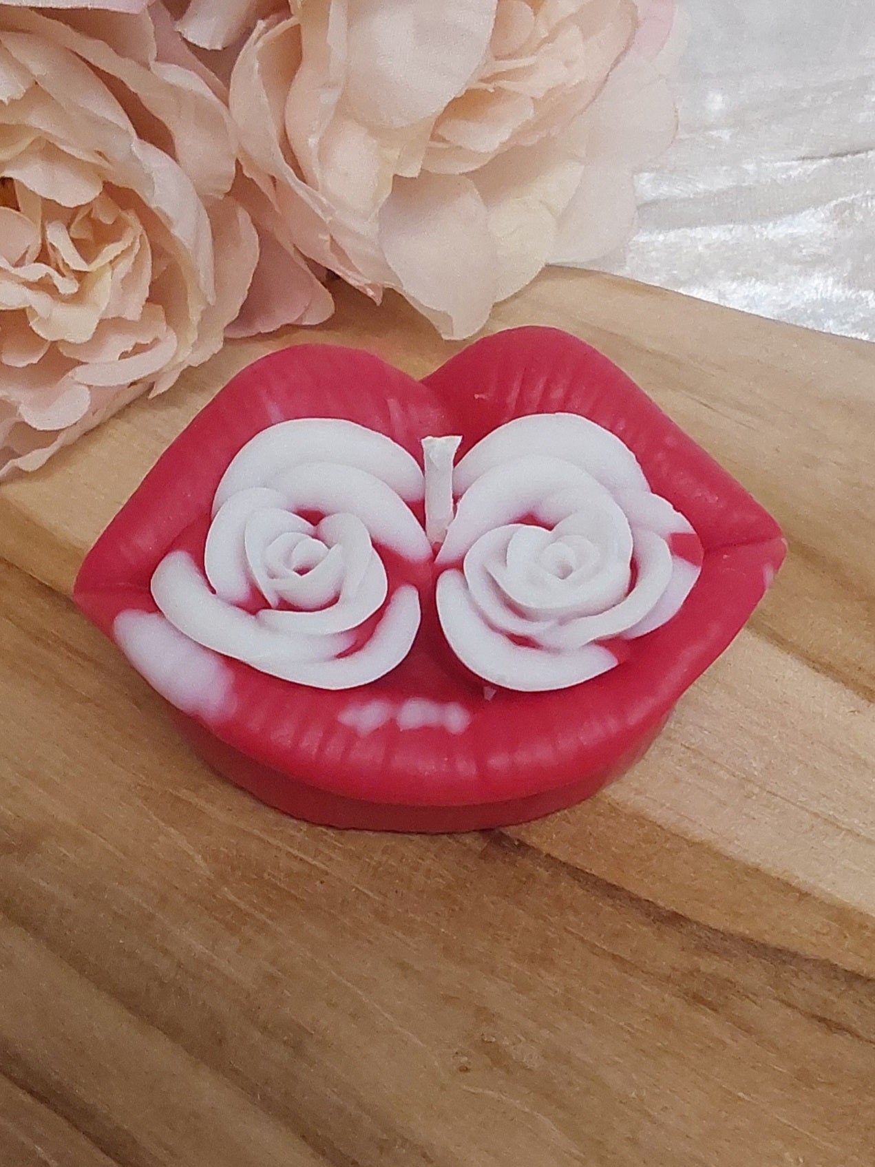 Kuss-Mund-Kerze  verschiedene Düfte