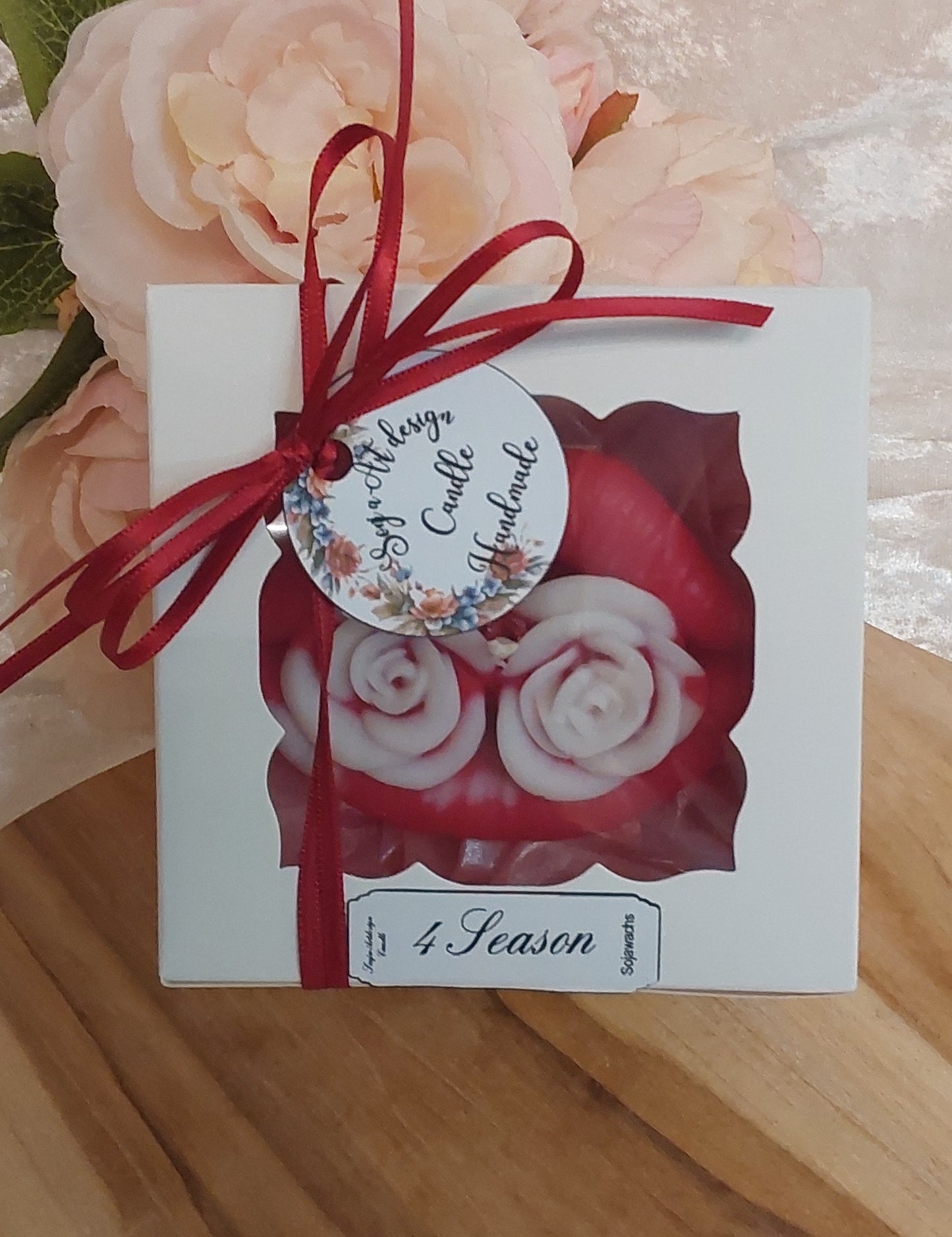 Kuss-Mund-Kerze  verschiedene Düfte