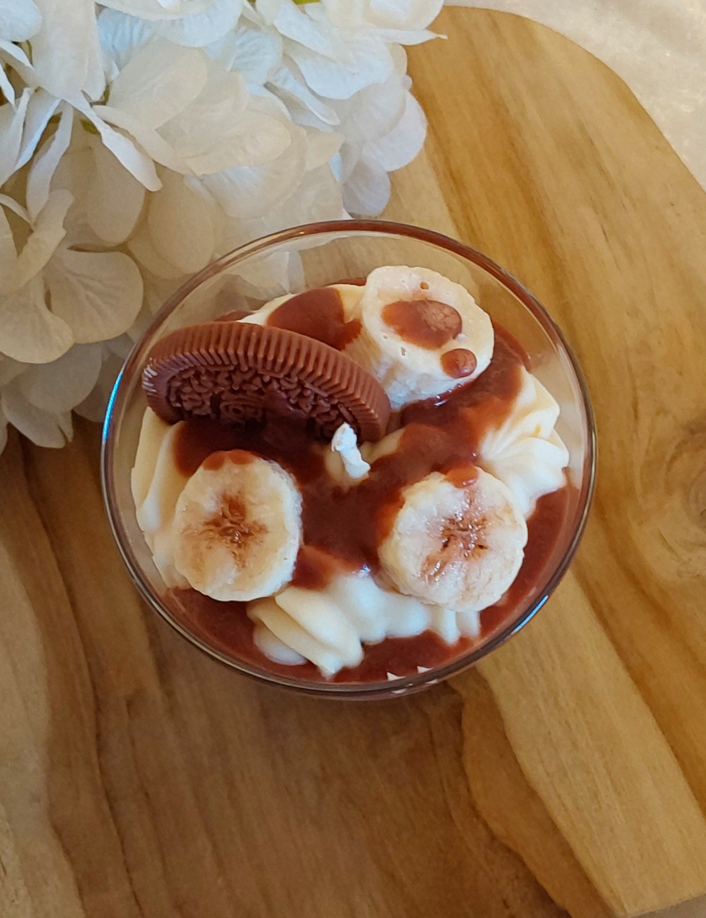 Banane-Schoko Kerze