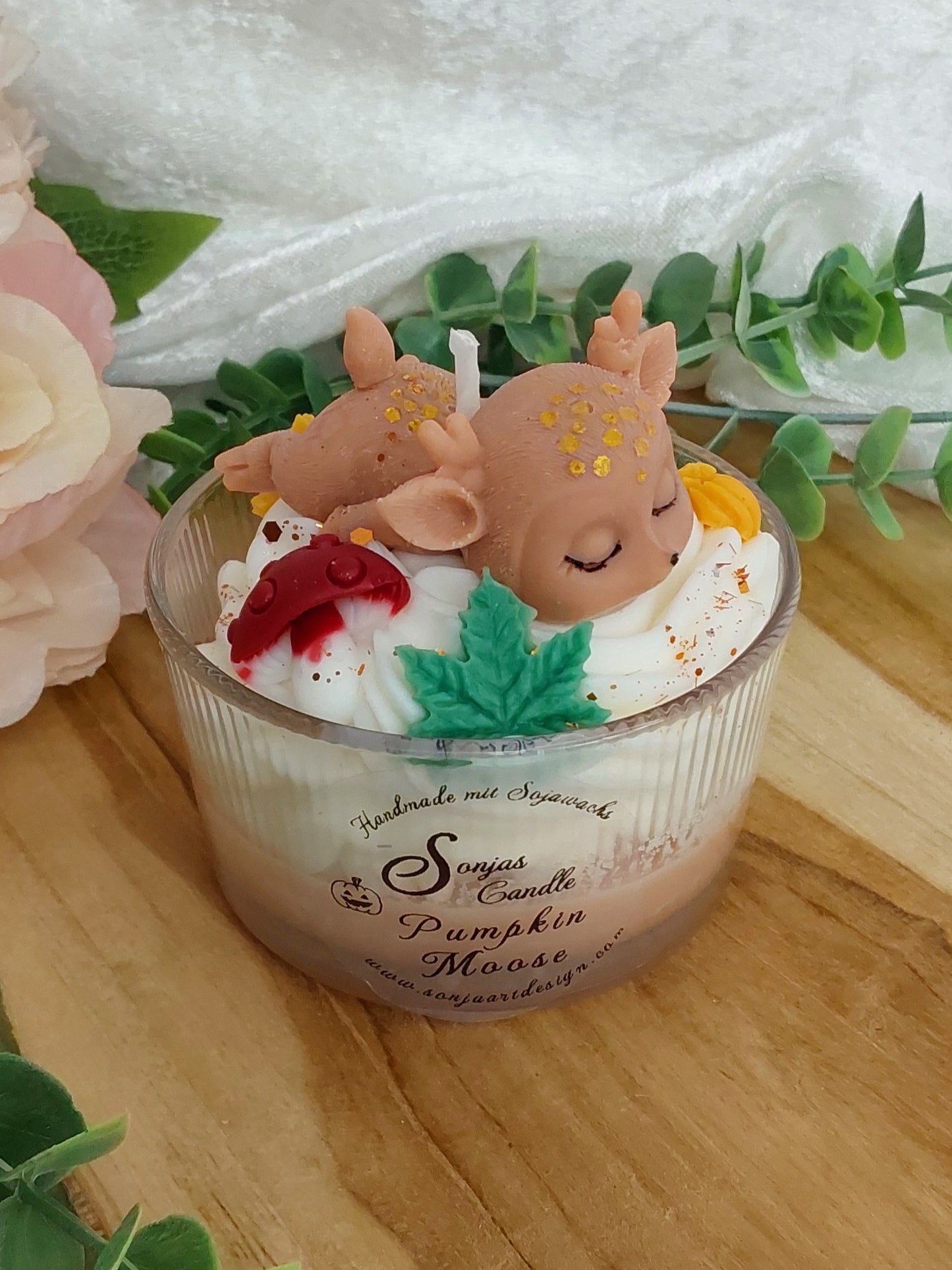 Pumpkin Moose Duftkerze 3 Designs