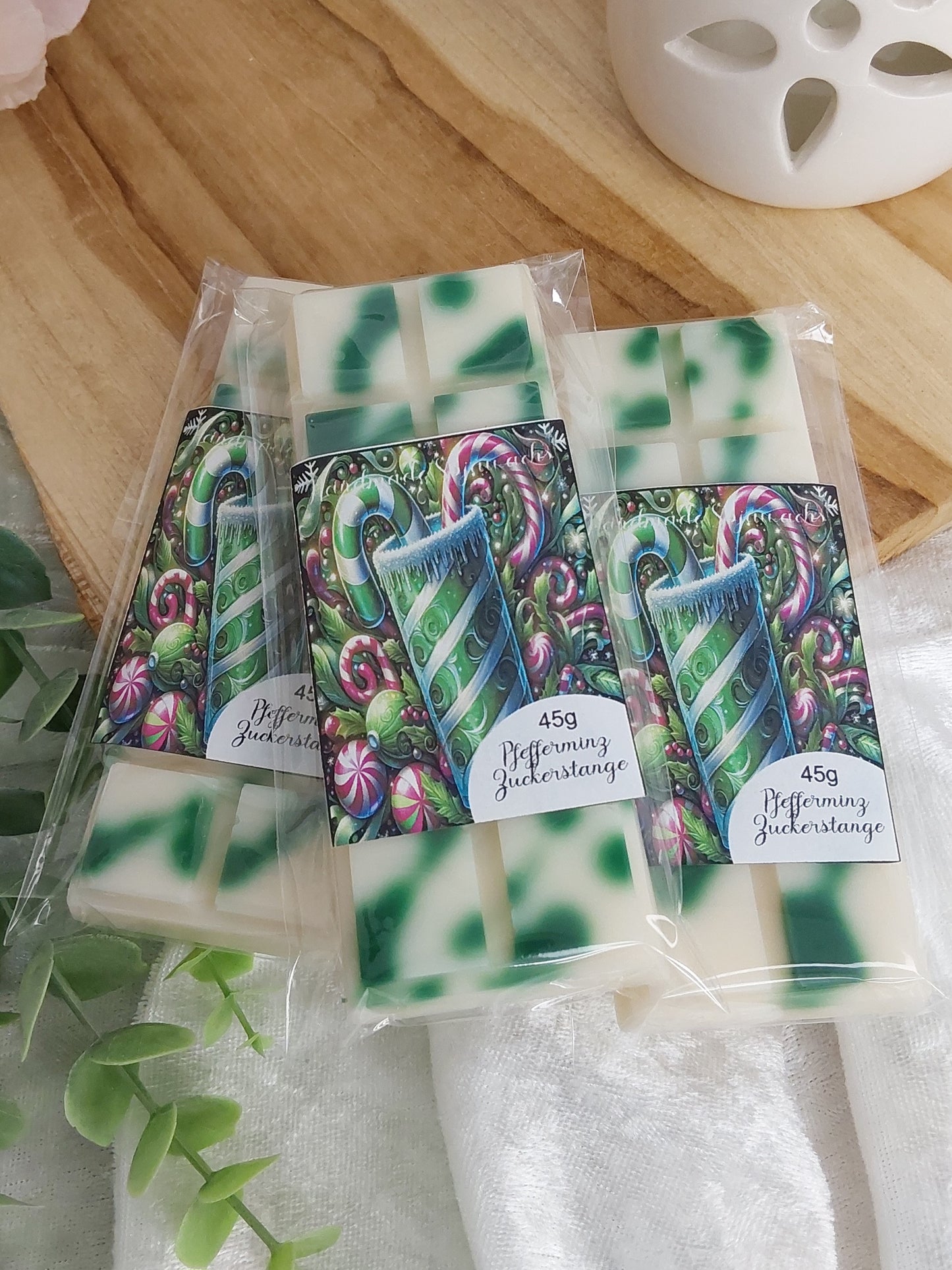 Waxmelts Pfefferminz Zuckerstange