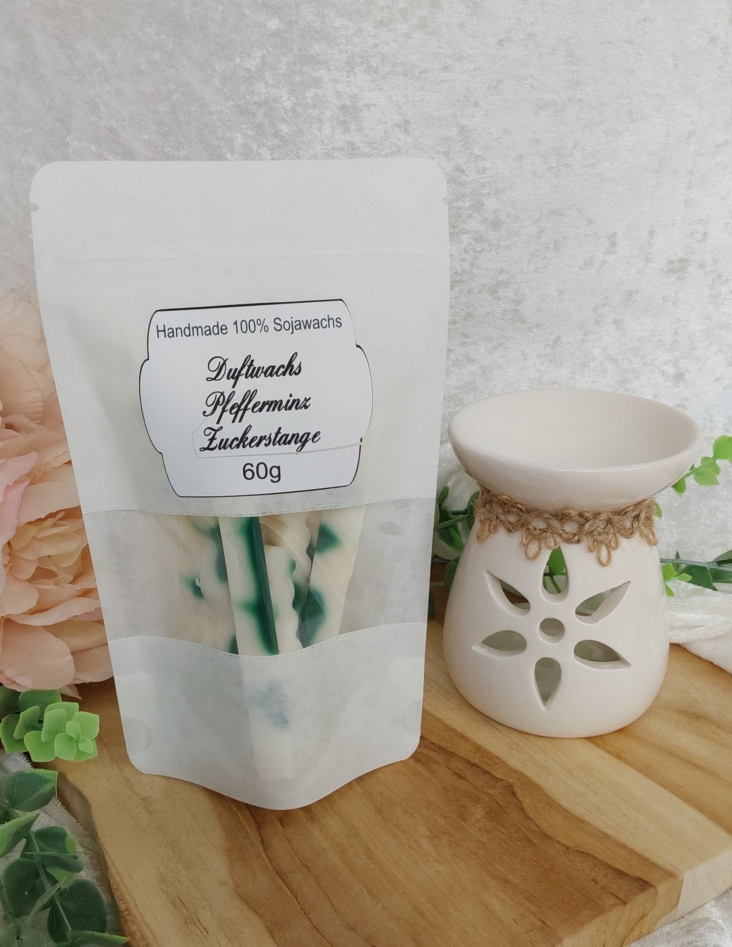 Waxmelts Pfefferminz Zuckerstange