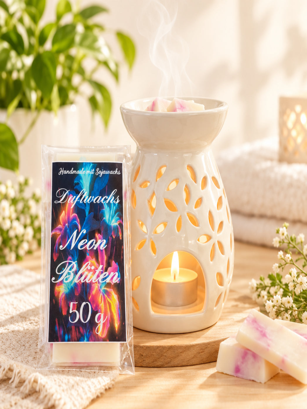 Waxmelts Neon-Blüten