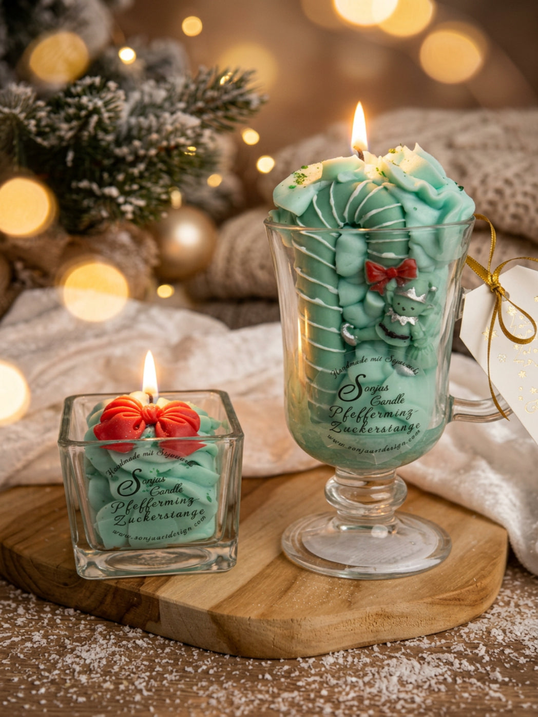 Pfefferminz-Zuckerstange