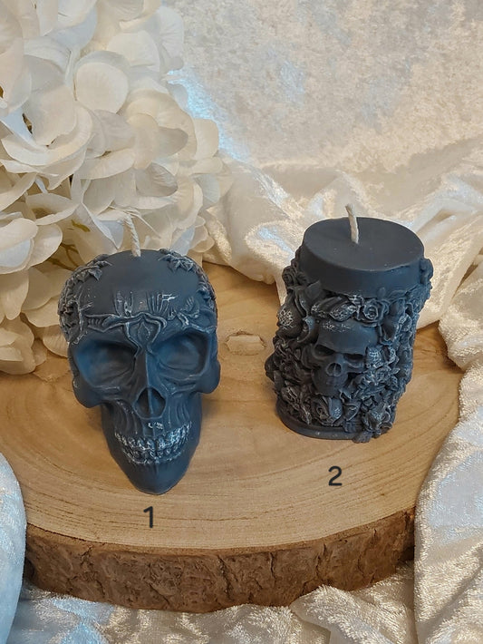 Halloween - Kerze aus Sojawachs