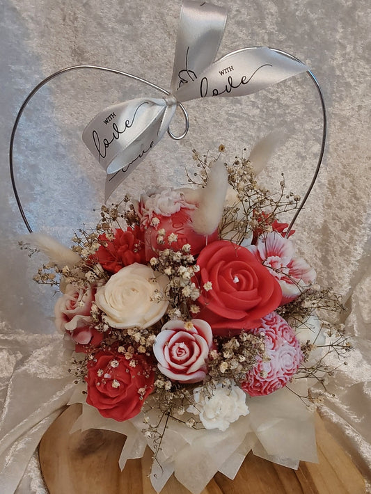 Blumenstrauß aus Kerzen