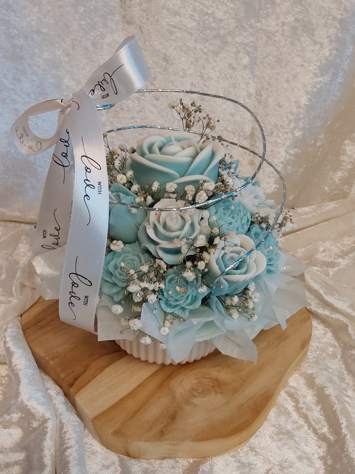 Blumenstrauß aus Kerzen