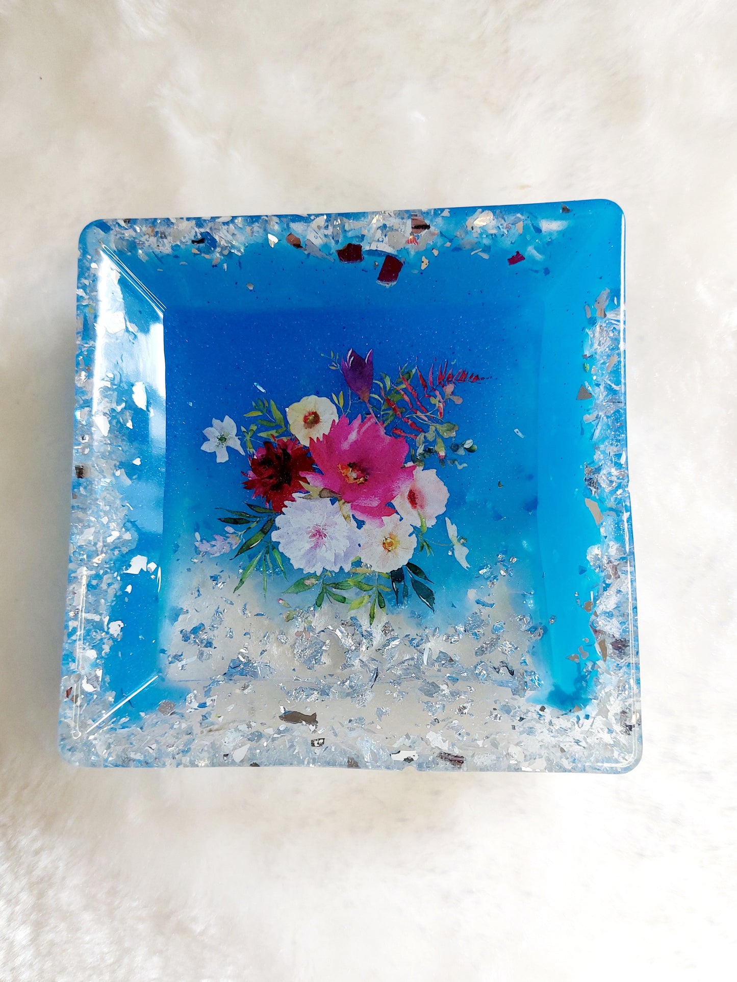 Resin Tablett Schälchen Väschen