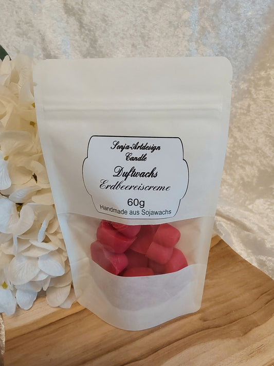 Duftmelt/Duftwachs Erdbeereiscreme 60g