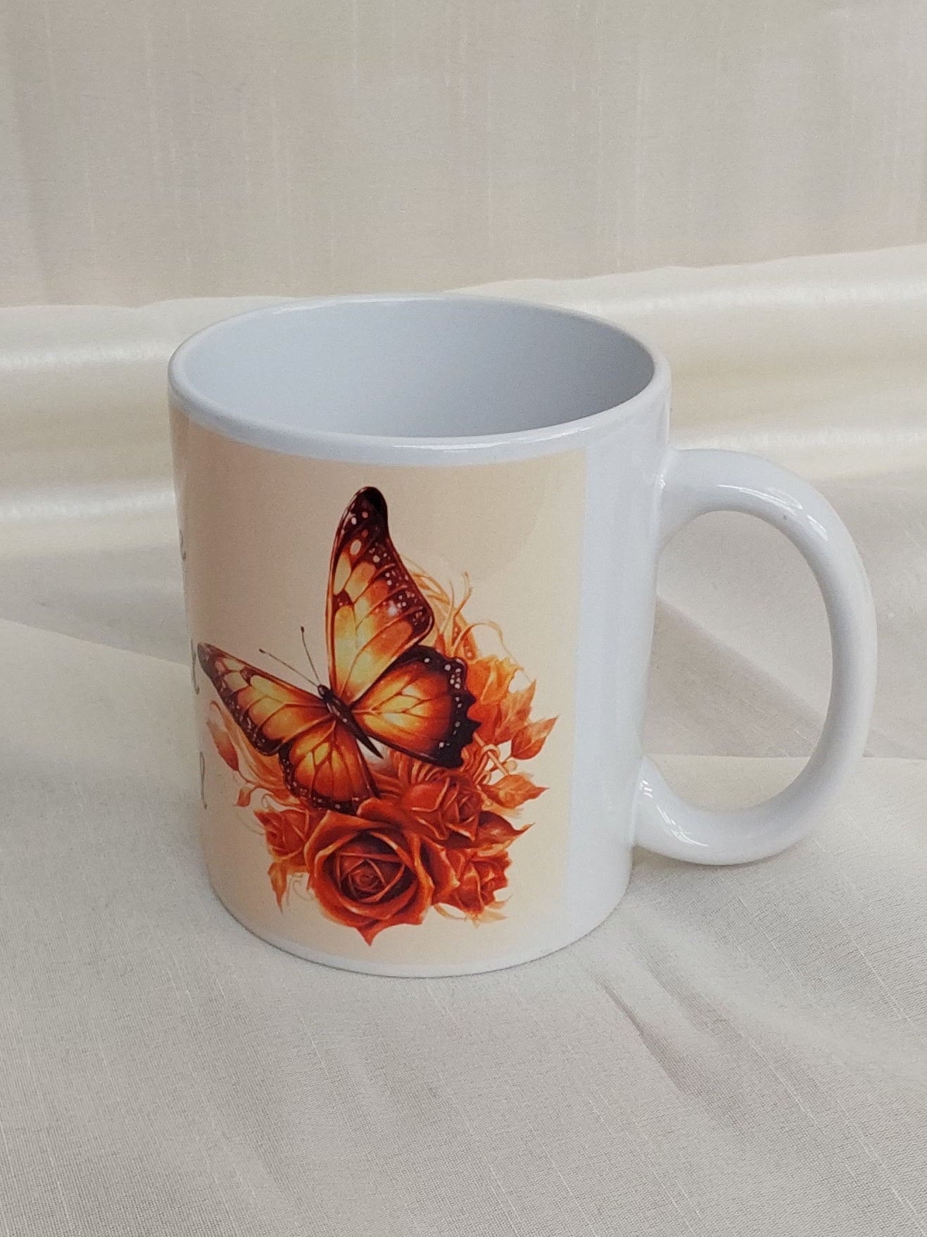 Tasse Schmetterling und Spruch