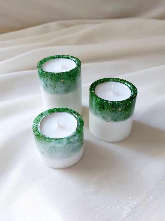 Resin Teelichter 3er Set