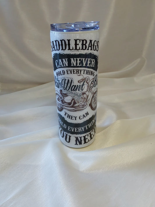 Tumbler "Motorrad" Spruch