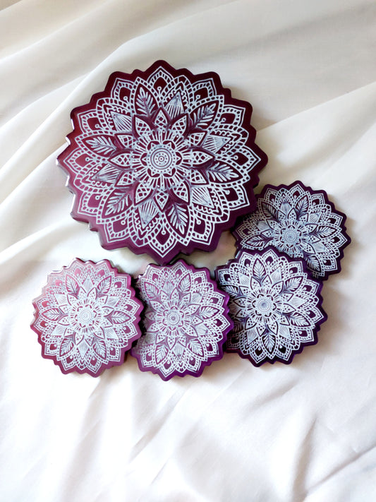 Resin Mandala Set