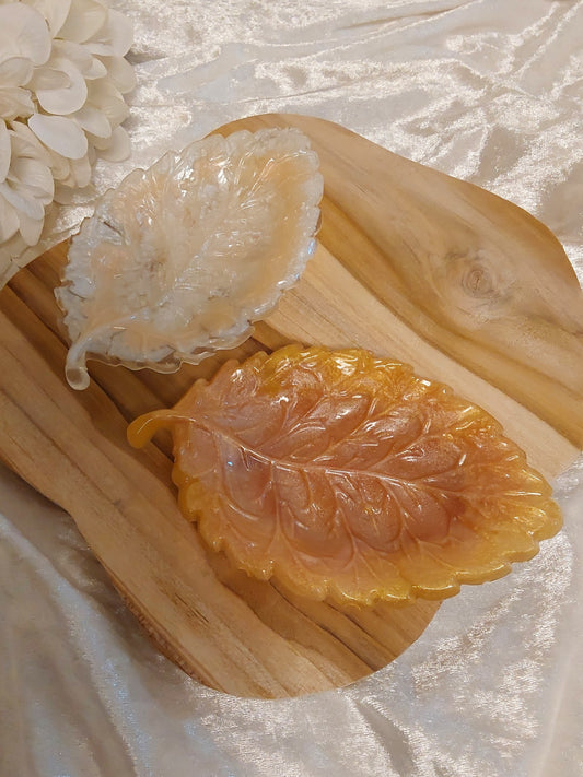 Blattschälchen aus Resin
