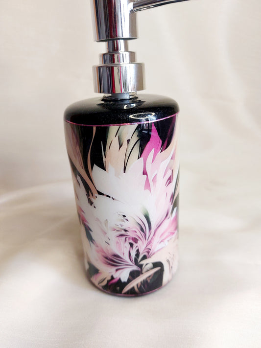 Seifenspender Glas Resin