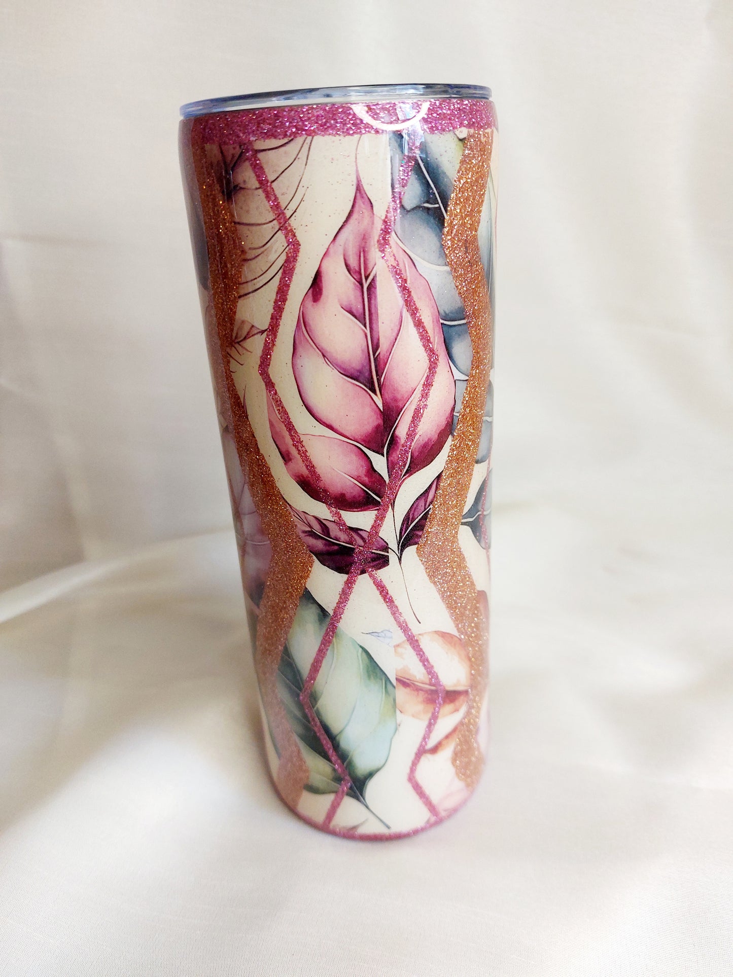 Tumbler Trinkbecher mit Strohhalm