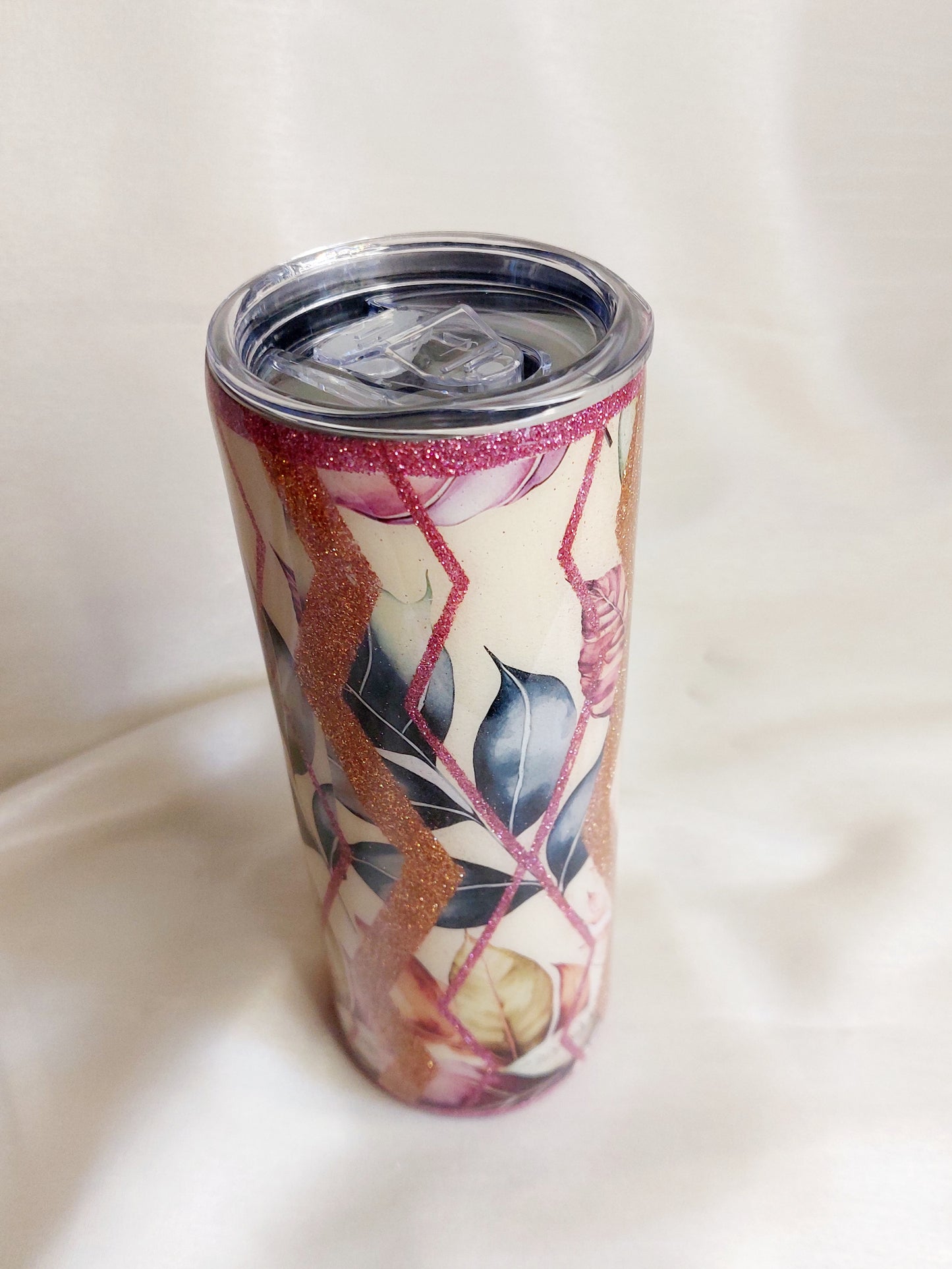 Tumbler Trinkbecher mit Strohhalm