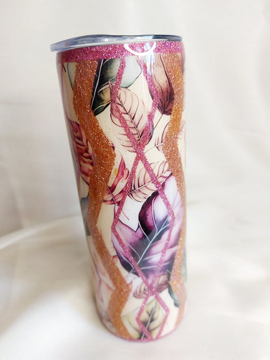 Tumbler Trinkbecher mit Strohhalm