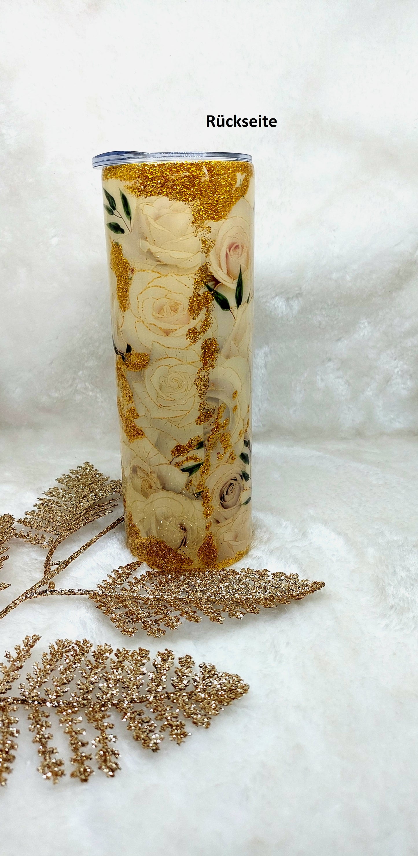 Tumbler Trinkbecher Rosen Beautiful