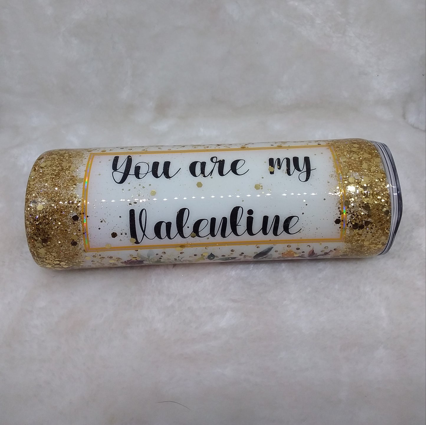 Tumbler Glitzer Spruch