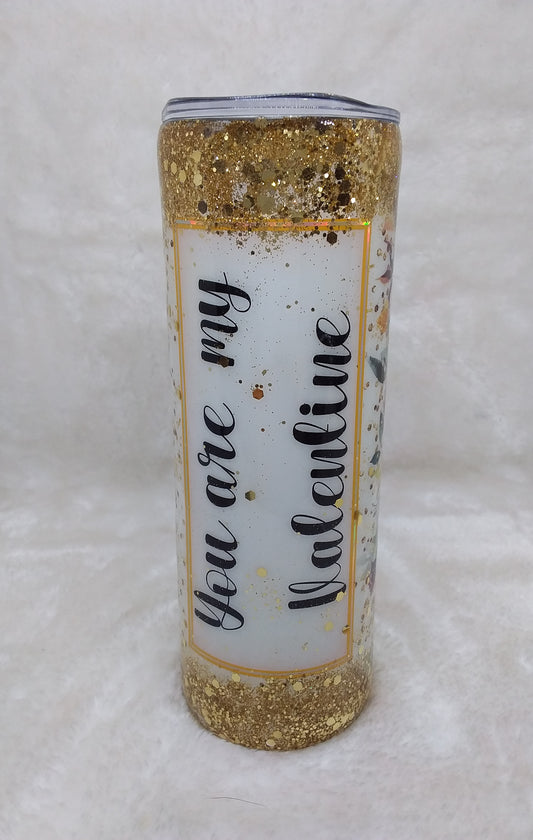 Tumbler Glitzer Spruch