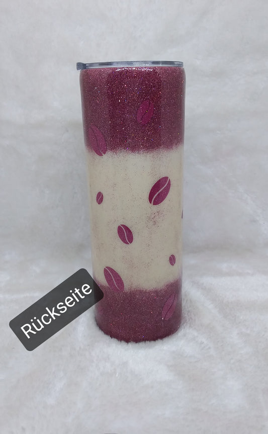 Tumbler  Glitzer Spruch