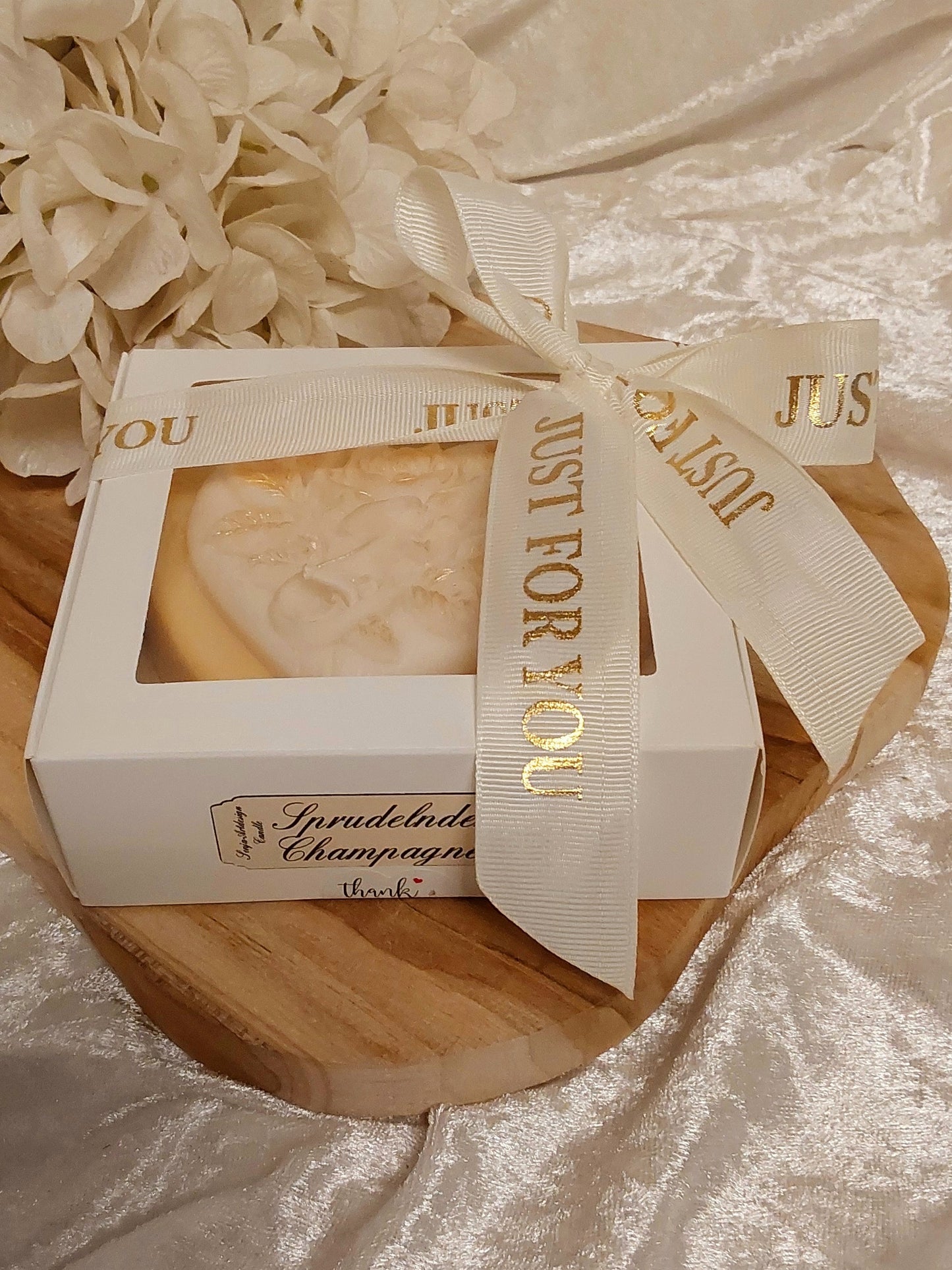 Geschenk - Herz Sprudelnder Champagner